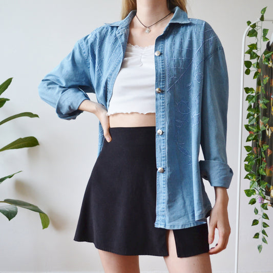 Denim shirt L