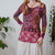 Vintage Y2K Layered Mesh Top M