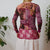 Vintage Y2K Layered Mesh Top M