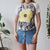Vintage Flower T Shirt M