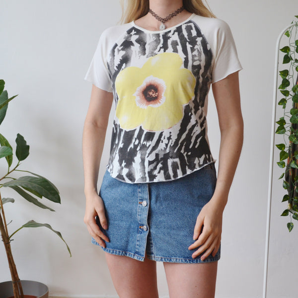Vintage Flower T Shirt M