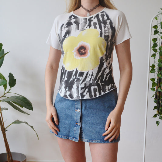 Vintage Flower T Shirt M