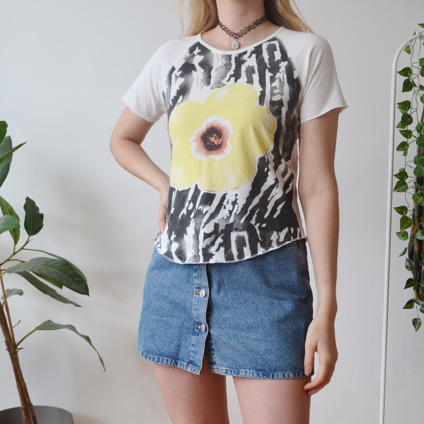 Vintage Flower T Shirt M