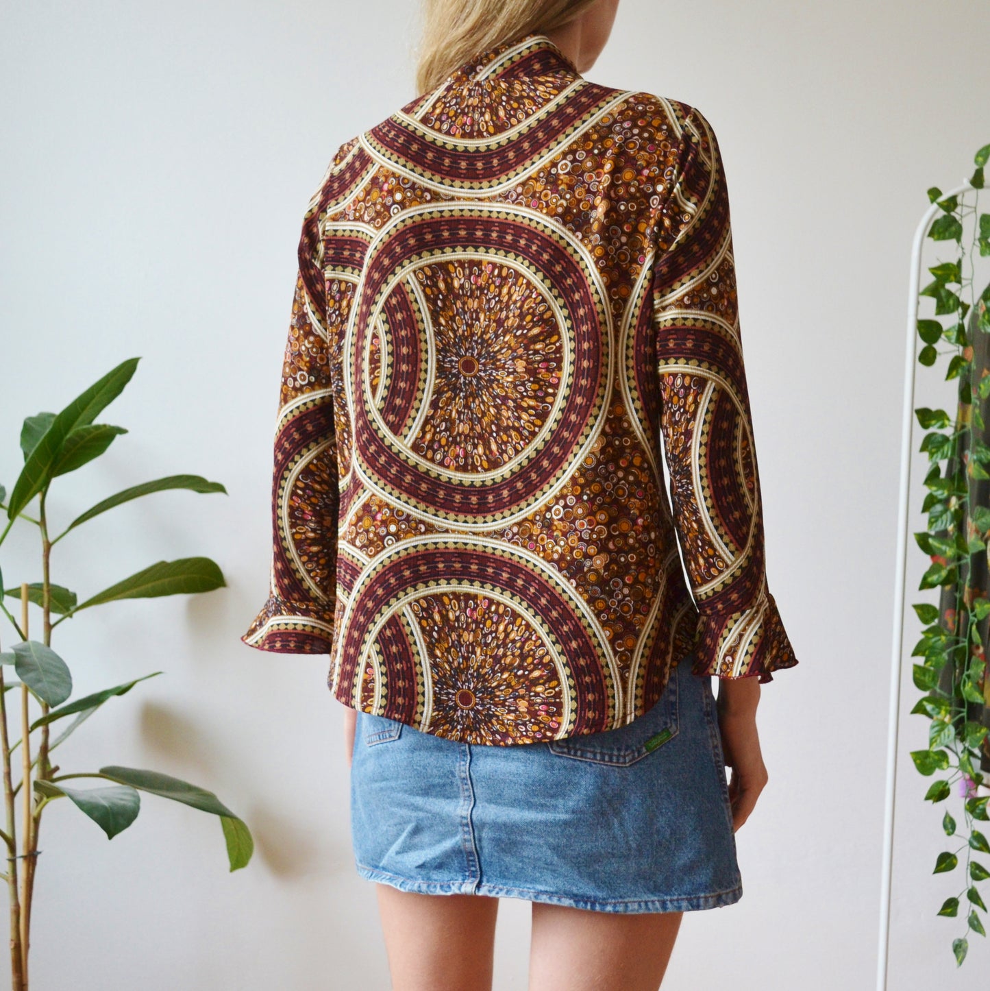 Bow blouse M