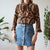 Bow blouse M