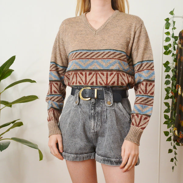 V neck jumper S