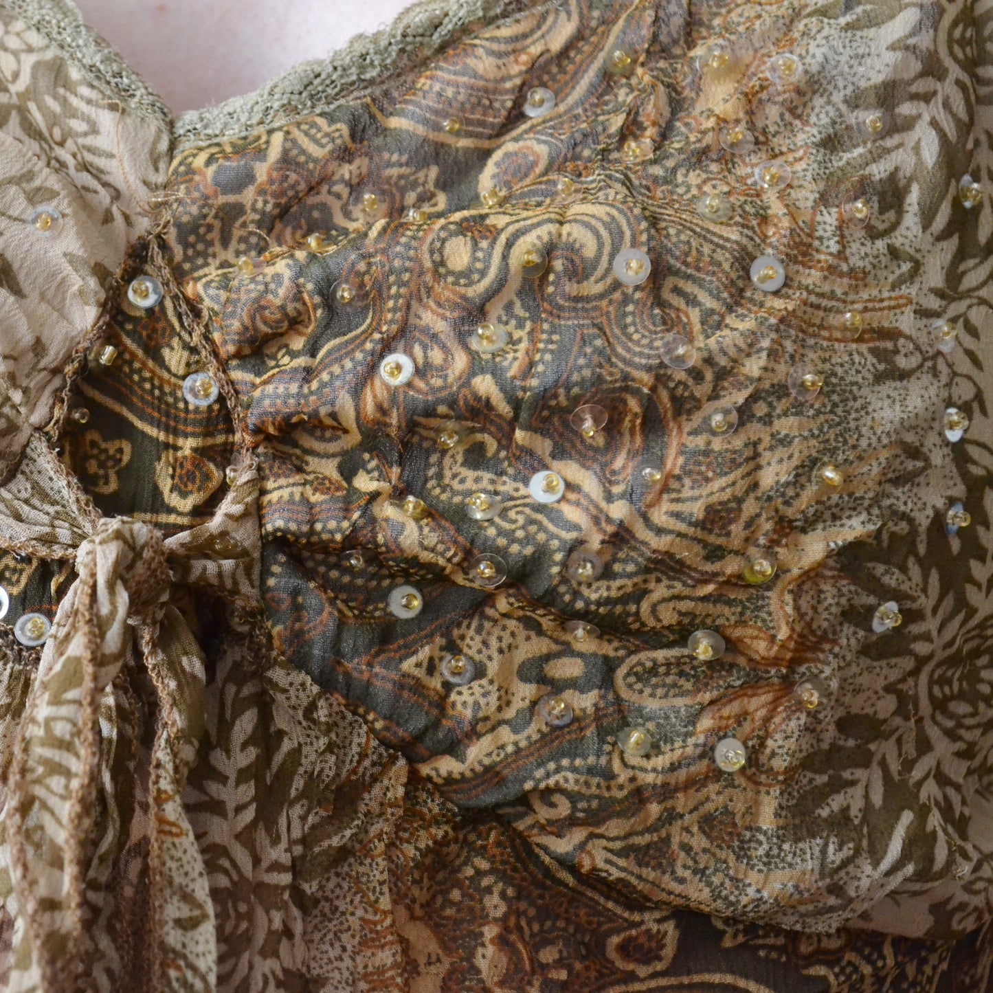 Vintage Paisley Cami Top L