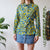 Geometric 70s blouse M