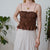 Vintage Y2K Brown Top S