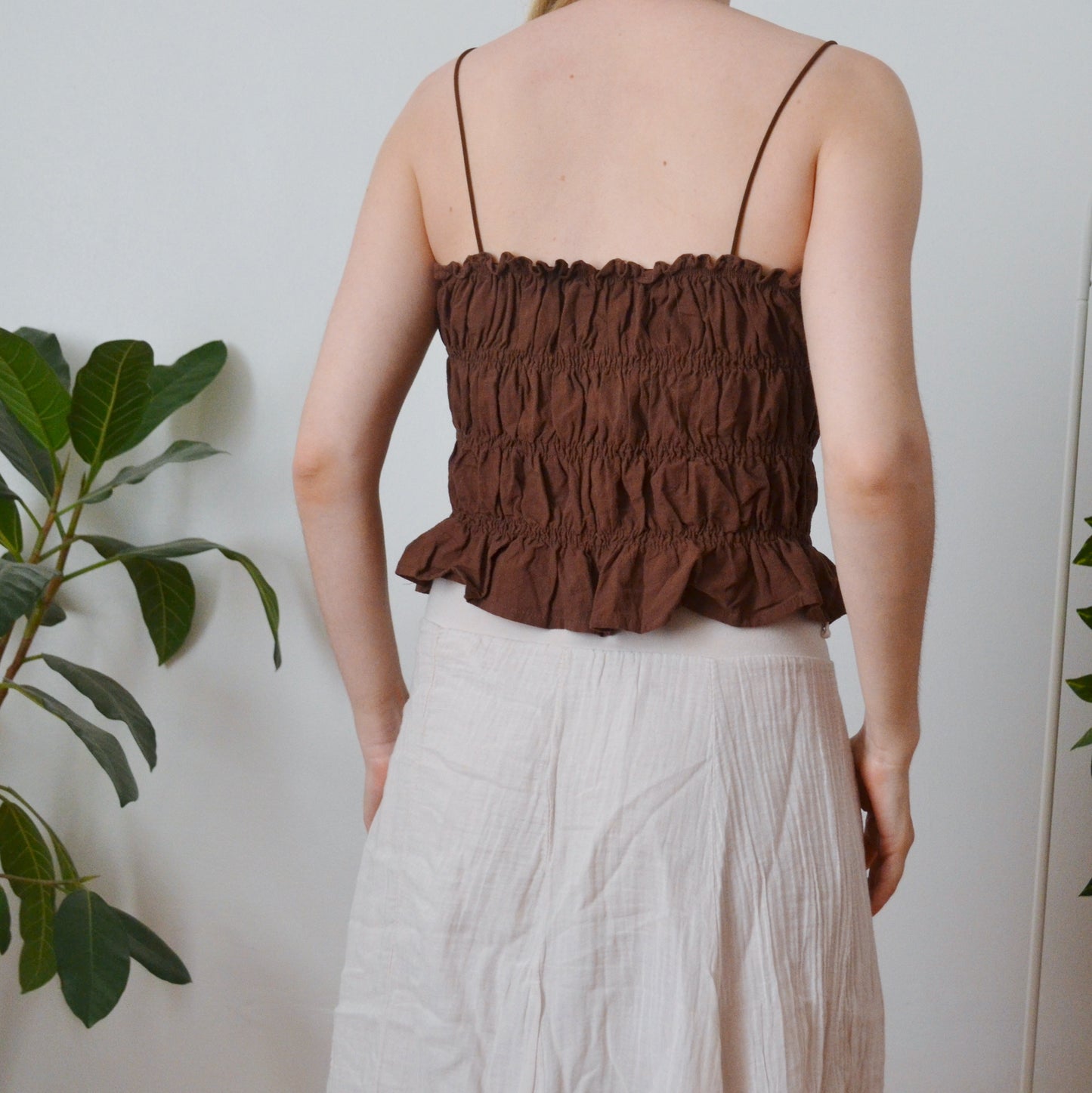 Vintage Y2K Brown Top S