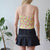 Vintage Floral Halterneck Top S