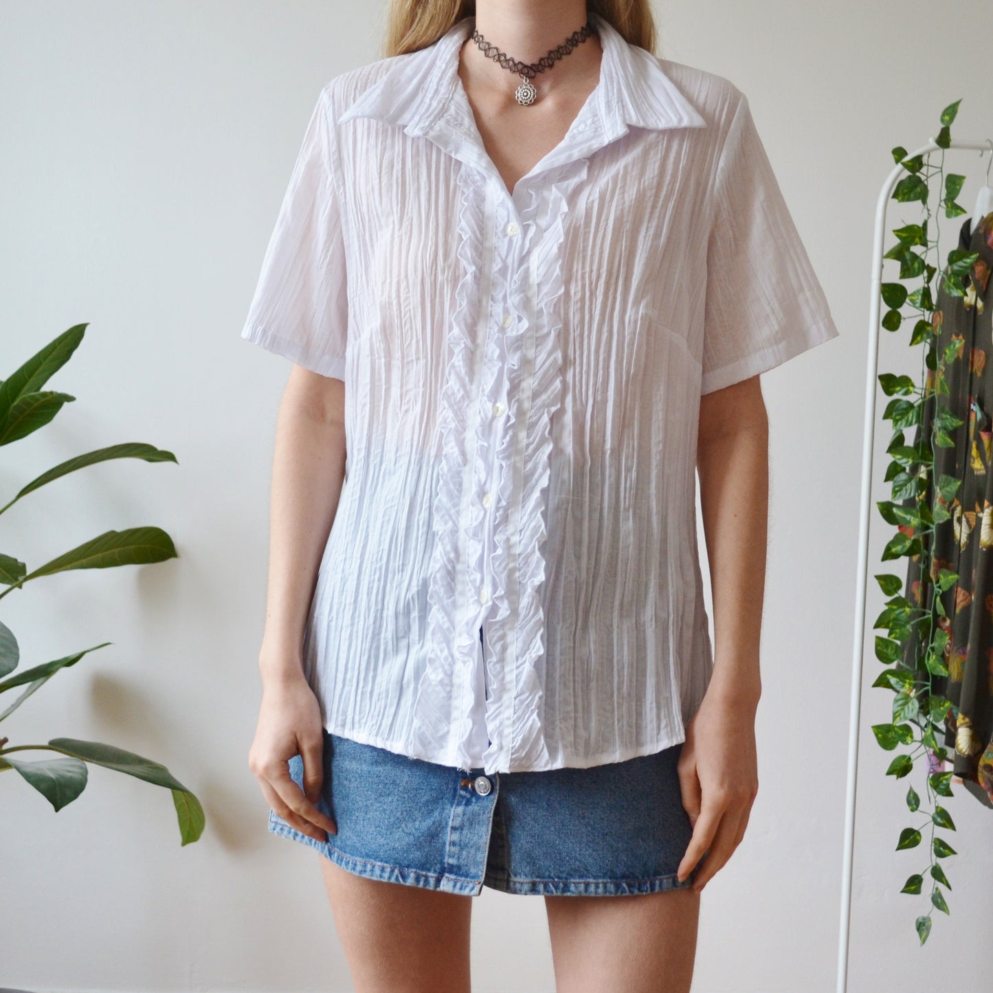 White blouse XL
