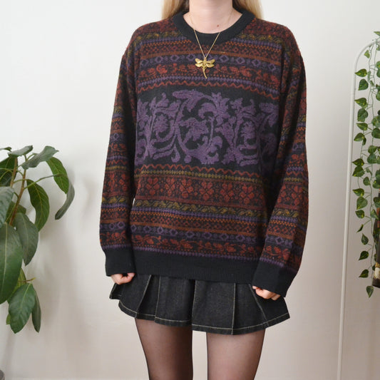 Vintage Decorative Jumper XL