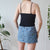 Vintage Black Cami Top S