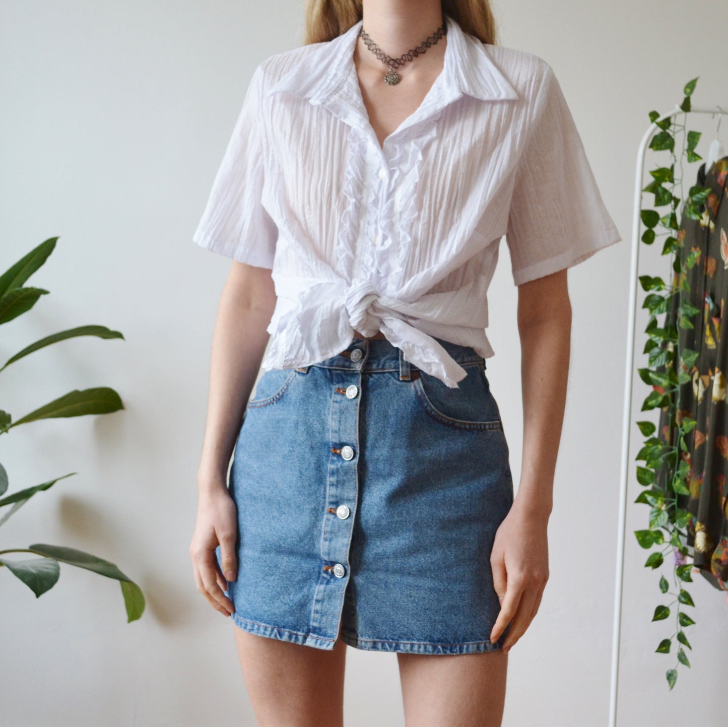 White blouse XL