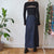 Denim maxi skirt