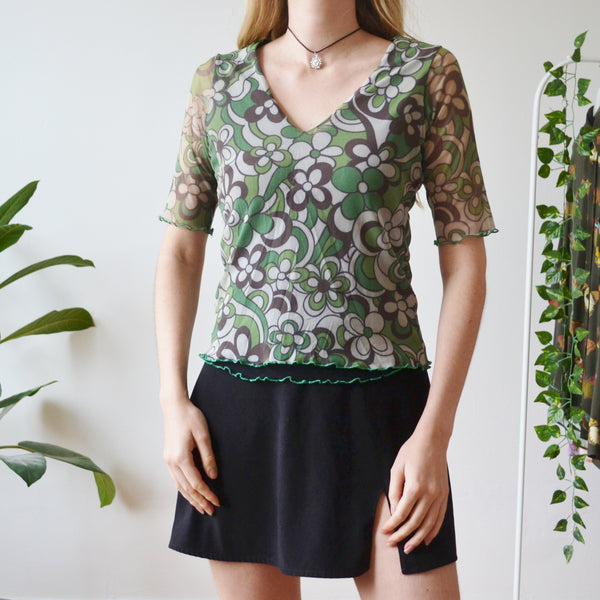 Floral top M