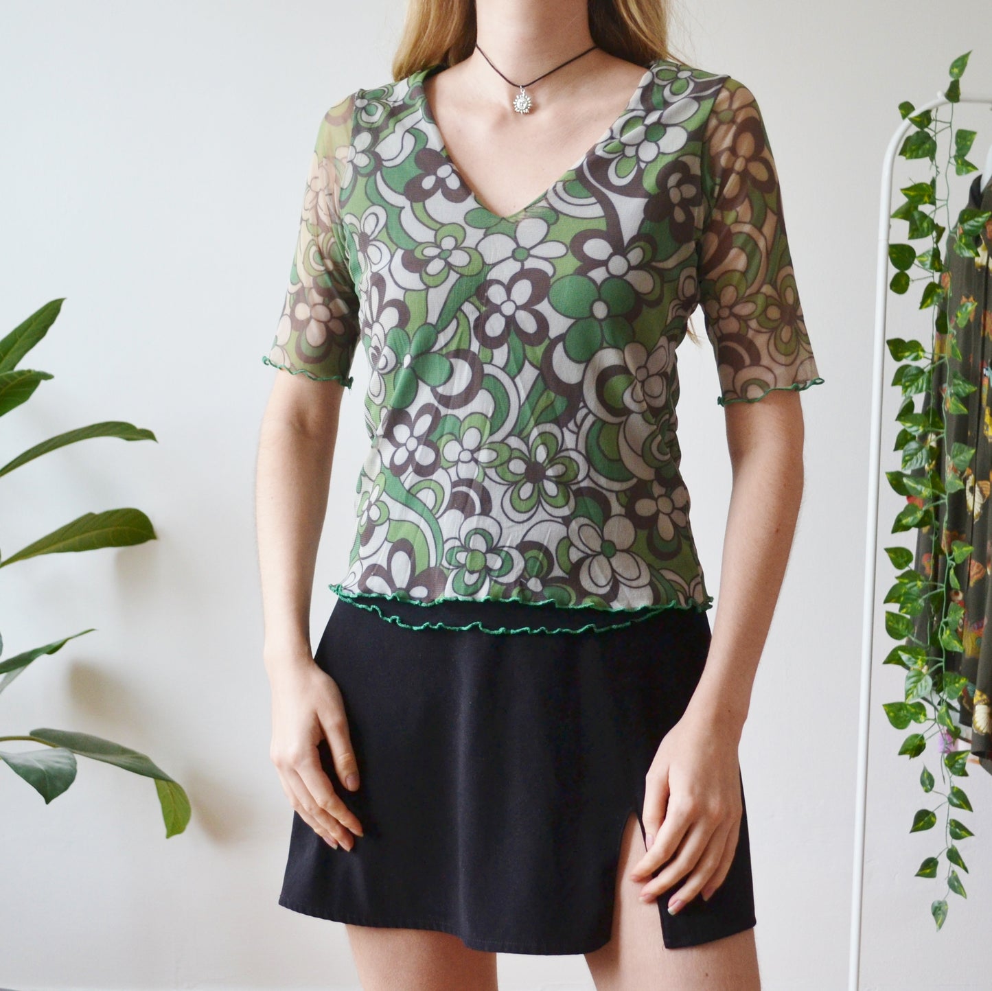 Floral top M