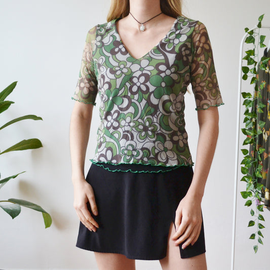 Floral top M