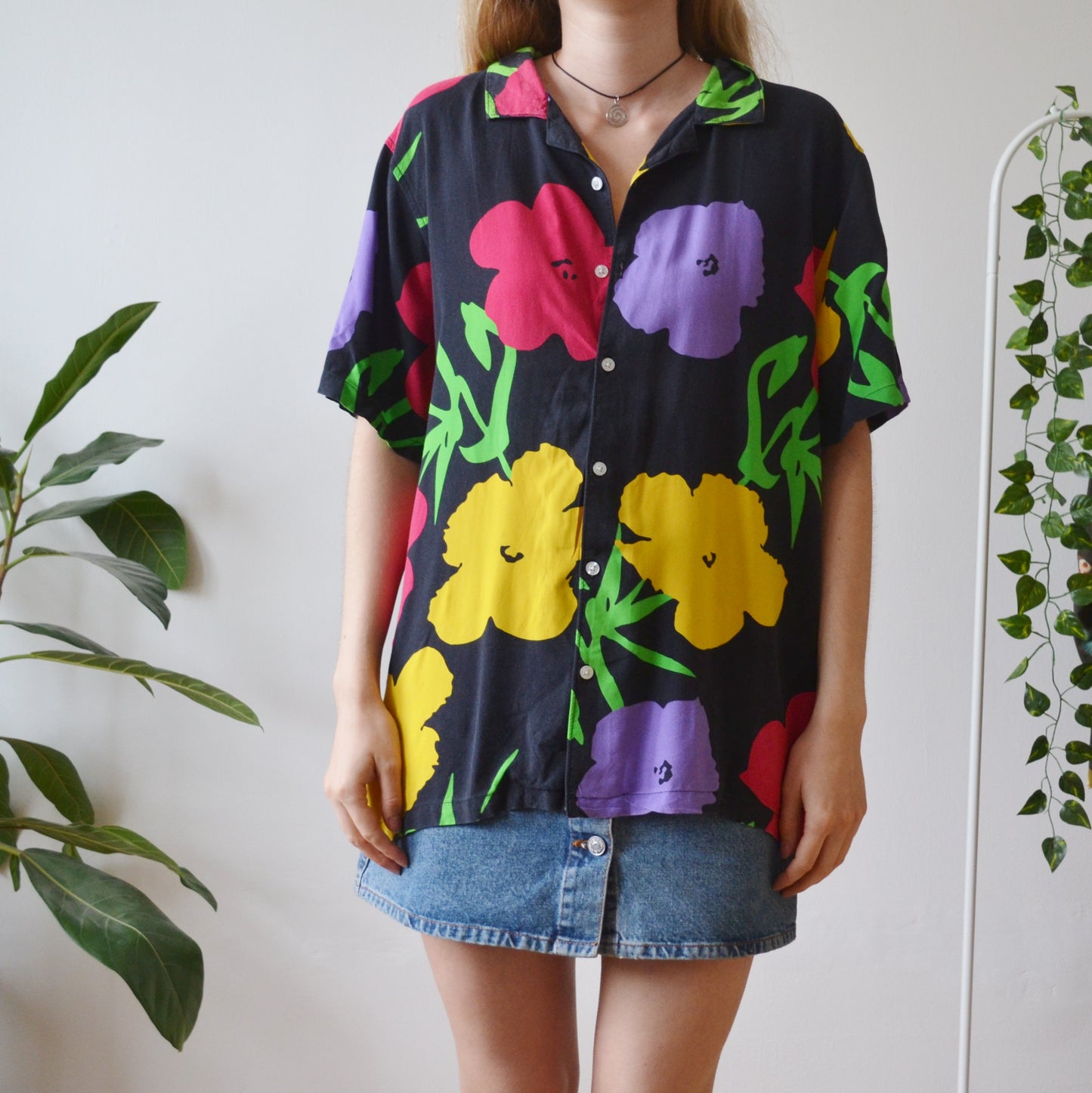 Floral shirt L