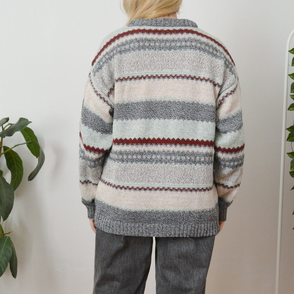 Vintage Stripe Jumper L