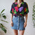 Floral shirt L