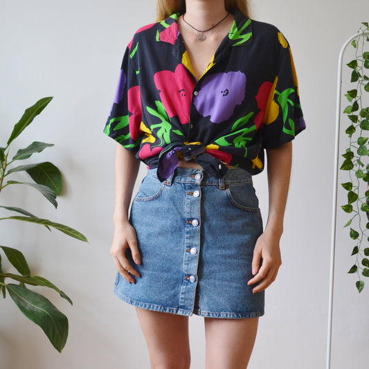 Floral shirt L