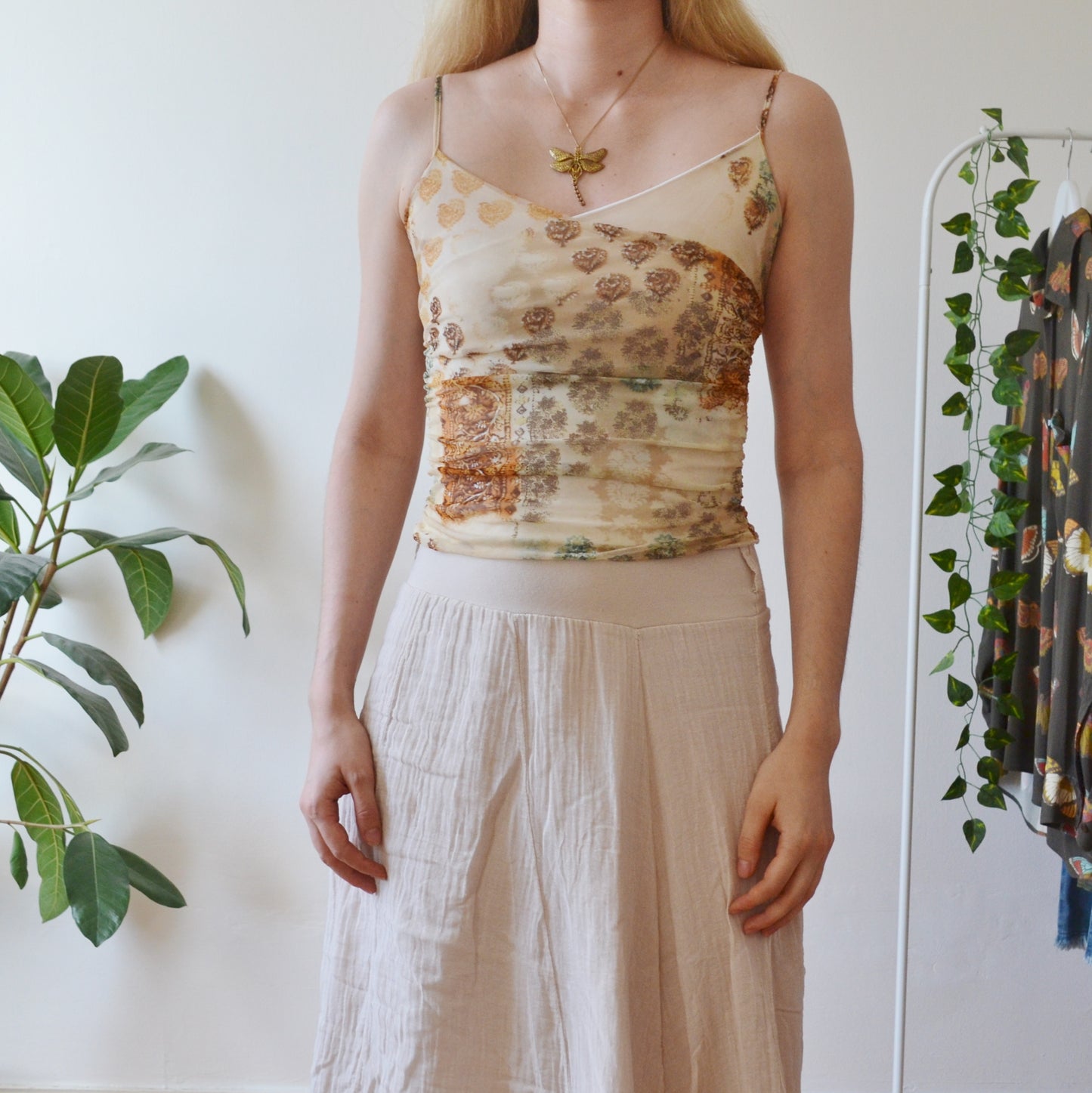 Vintage Boho Cami Top S