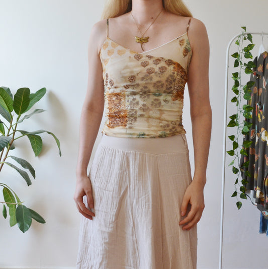 Vintage Boho Cami Top S
