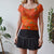 Vintage Y2k Koi Mesh Top S