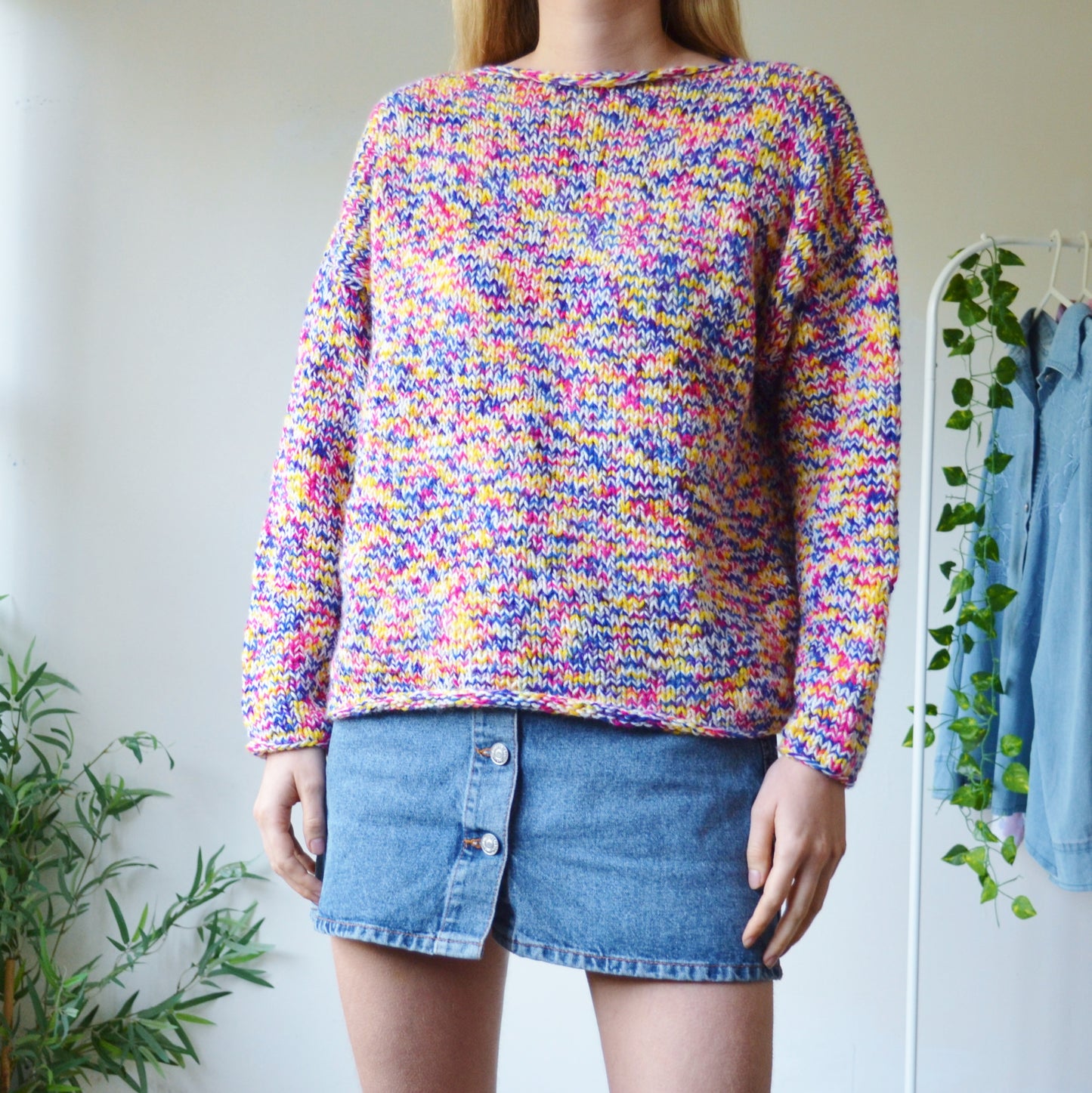 Colourful jumper M