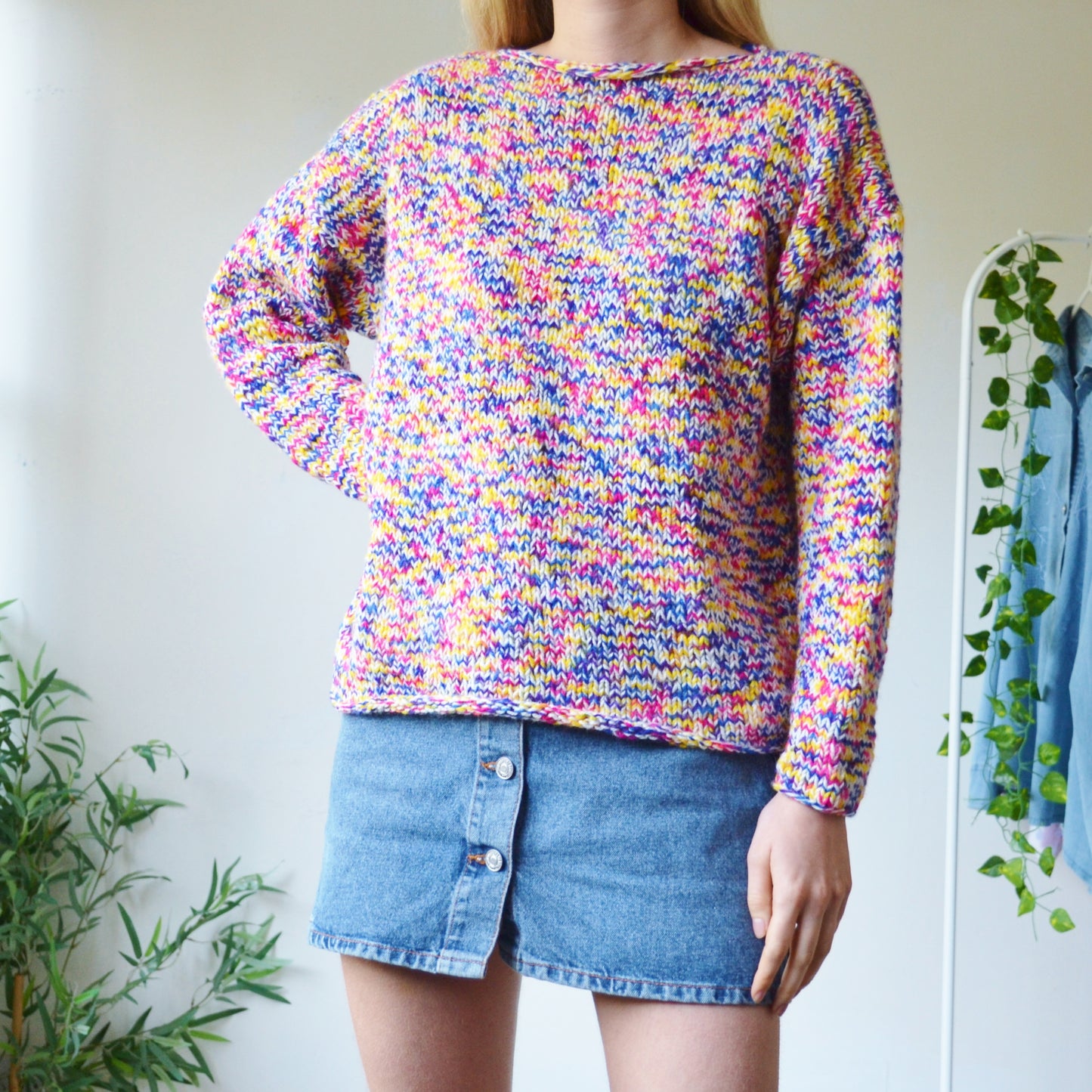 Colourful jumper M