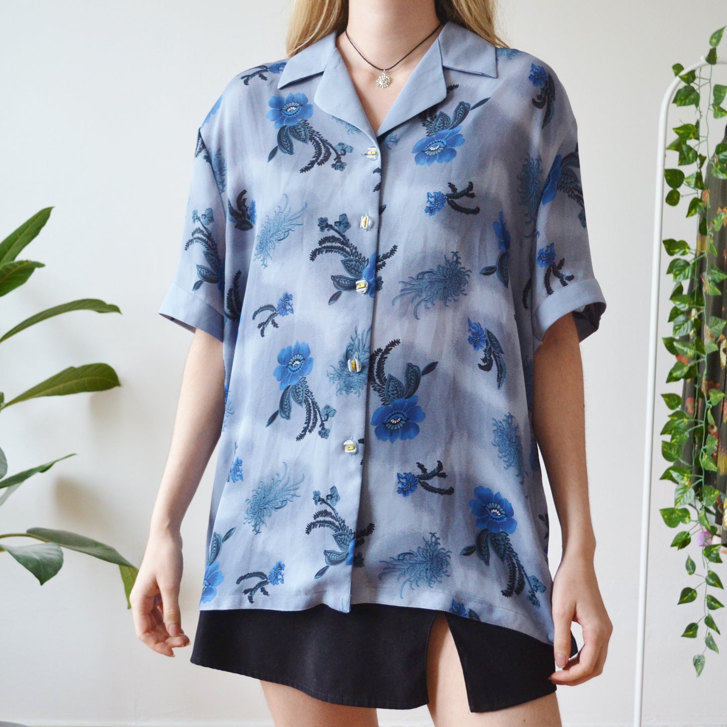 Floral blouse XL