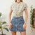 Floral blouse M