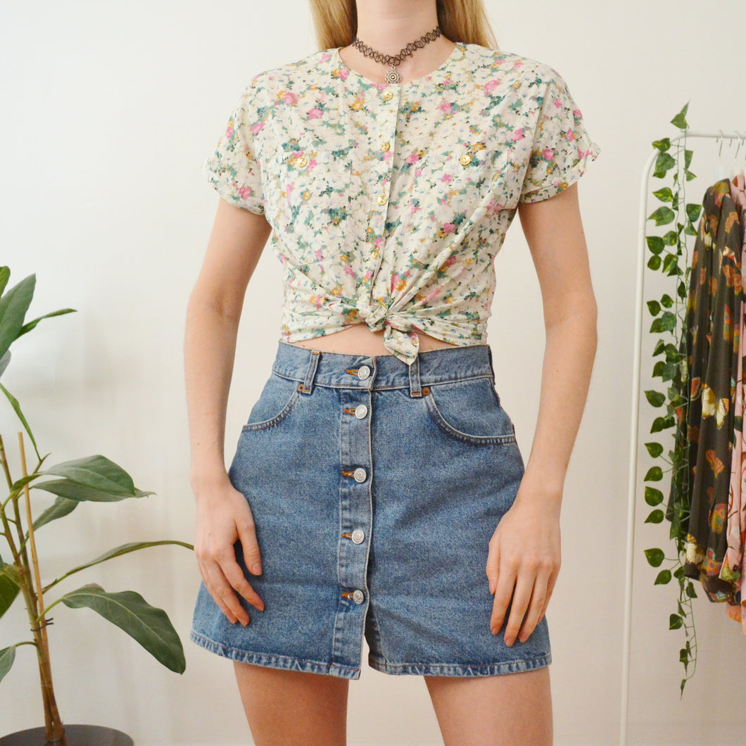 Floral blouse M