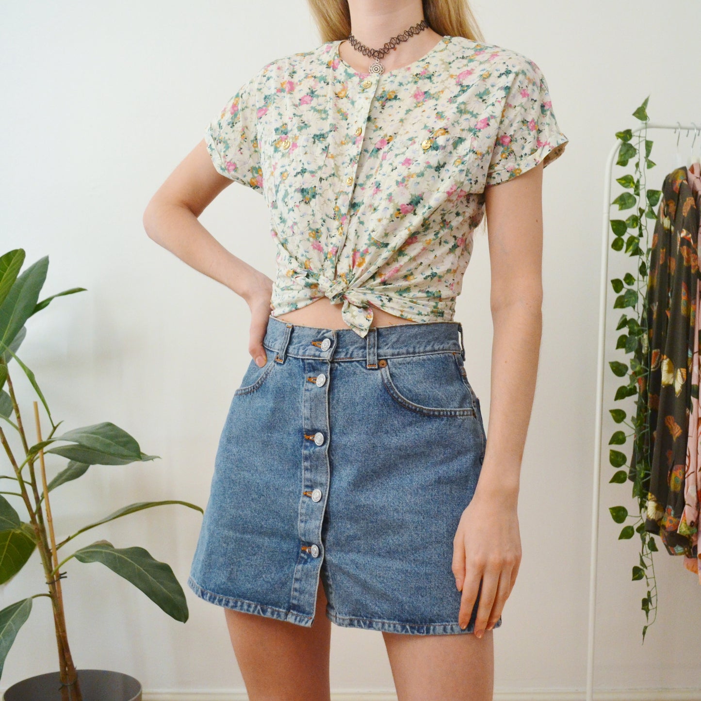 Floral blouse M