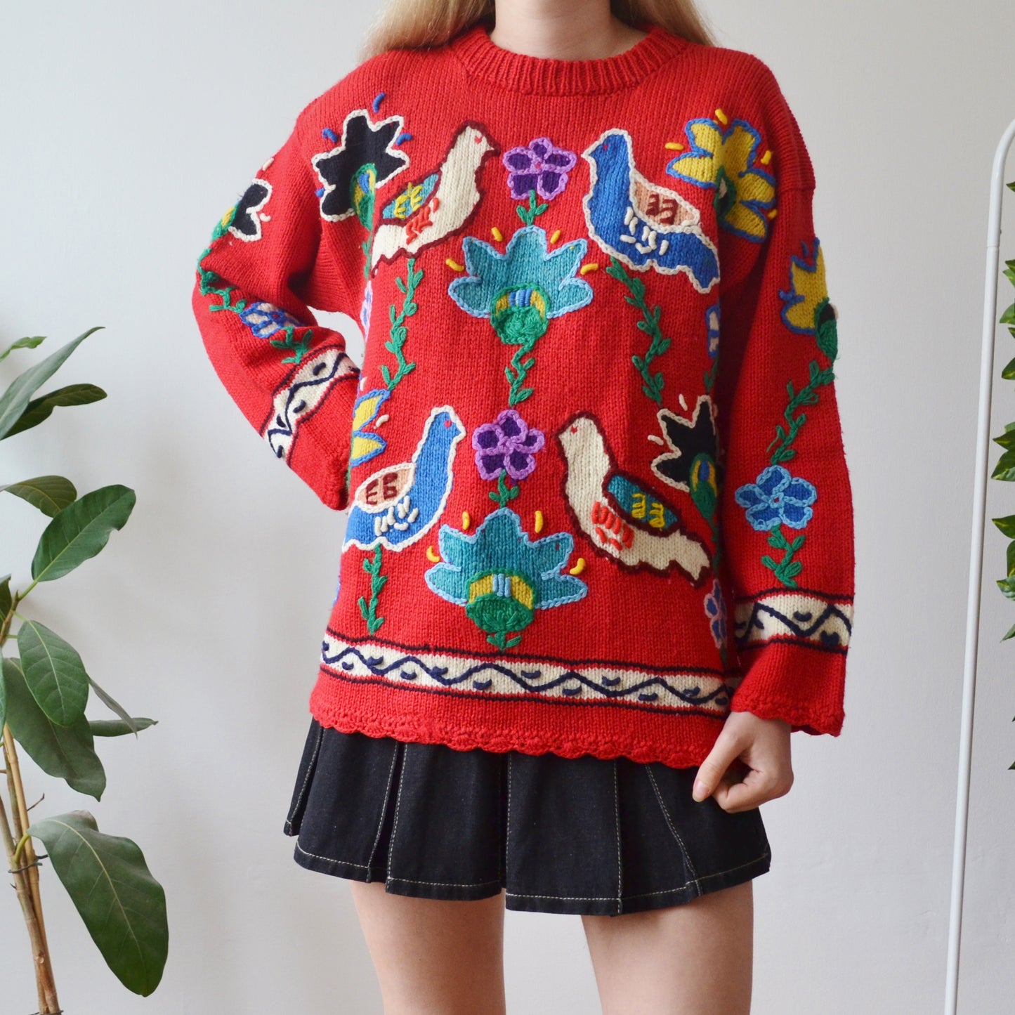 Vintage Bird Jumper L