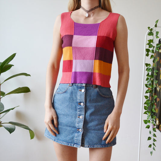 Patchwork vest M