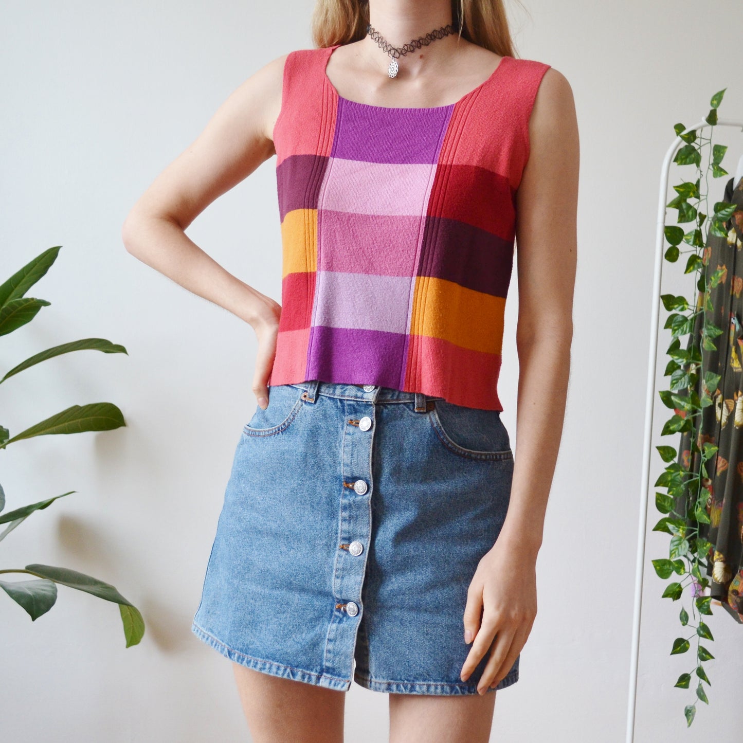 Patchwork vest M