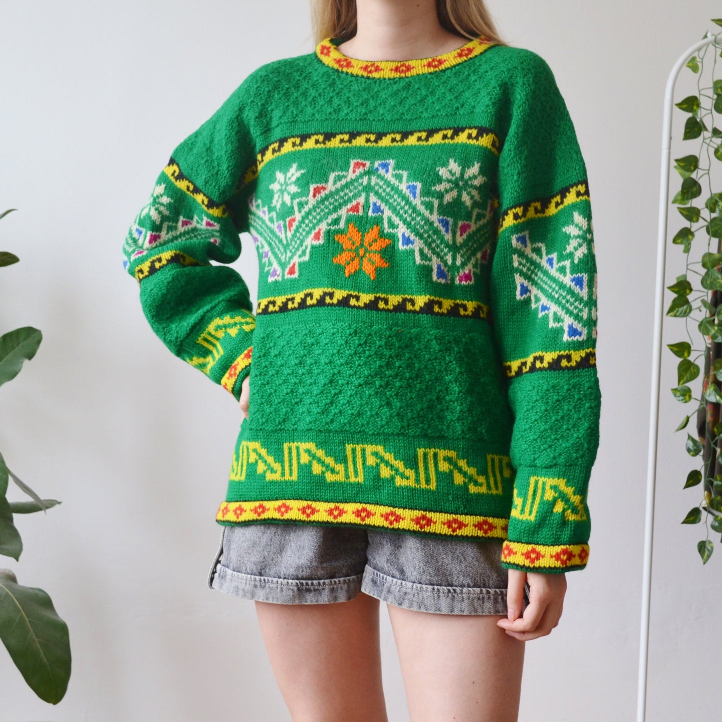 Vintage Peruvian Jumper L