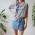 Ornate blouse L