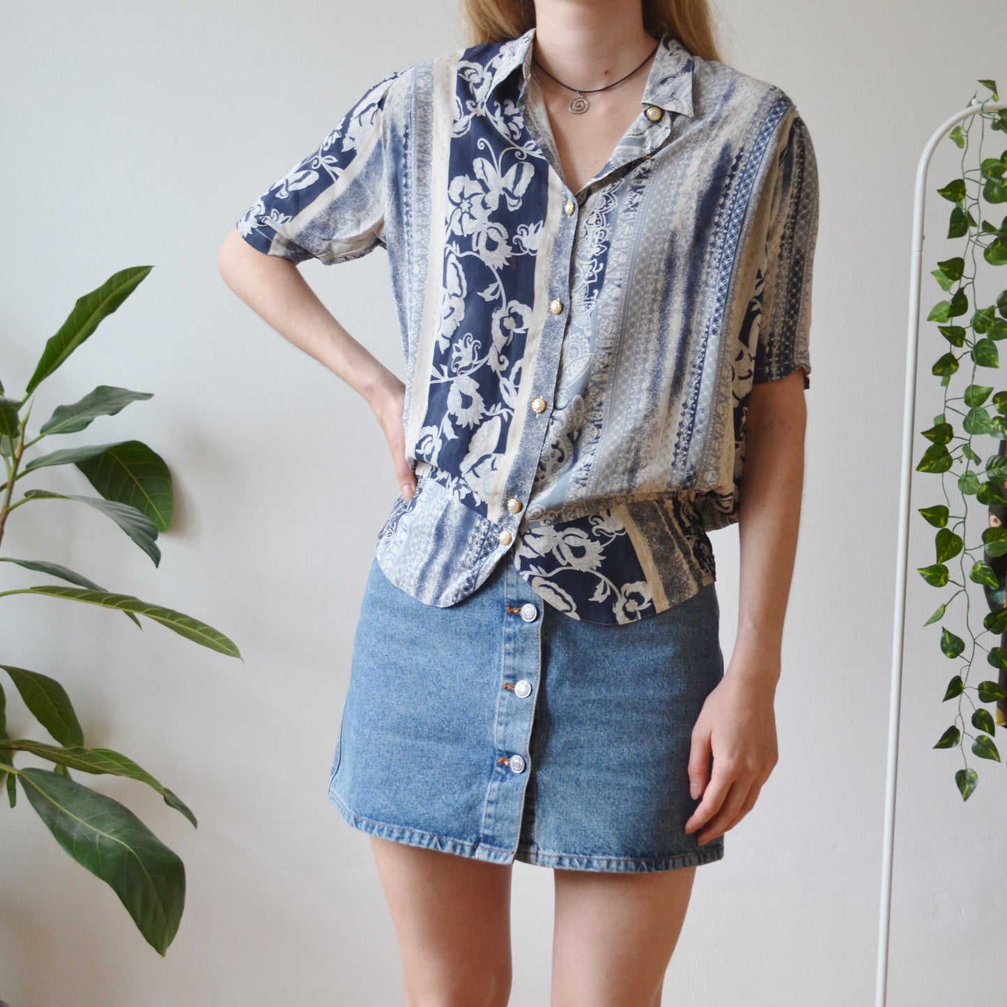 Ornate blouse L