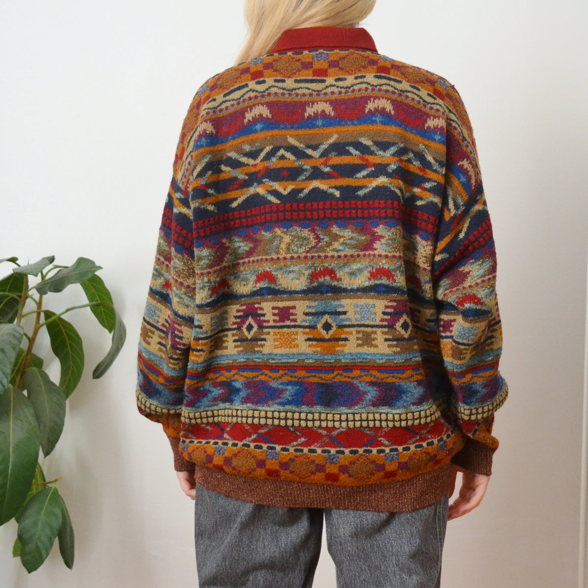 Vintage Collar Jumper L