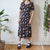 Floral maxi dress S