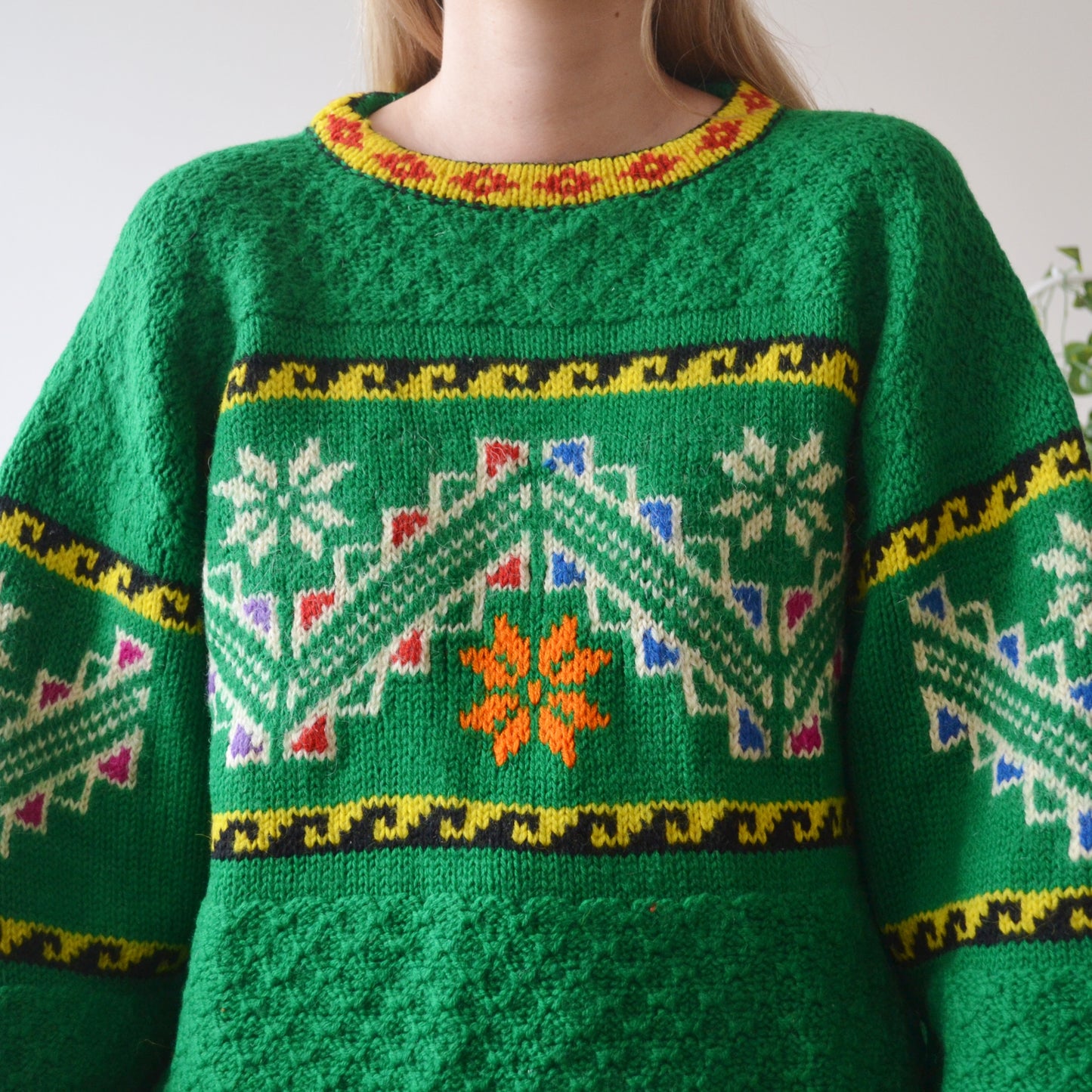 Vintage Peruvian Jumper L