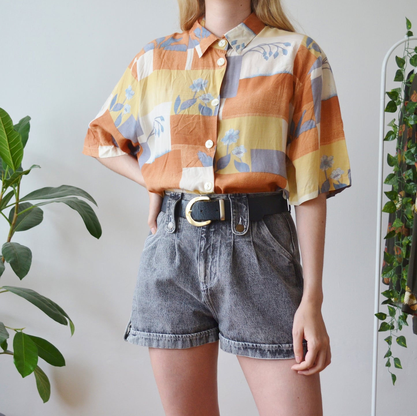 Floral shirt XL