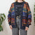 Vintage Geometric Cardigan L