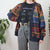 Vintage Geometric Cardigan L
