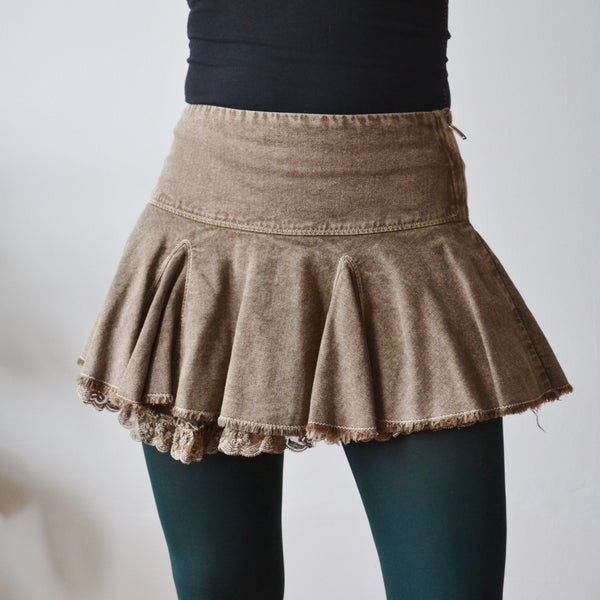 Stone mini skirt uk 6