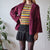Plum cord jacket L